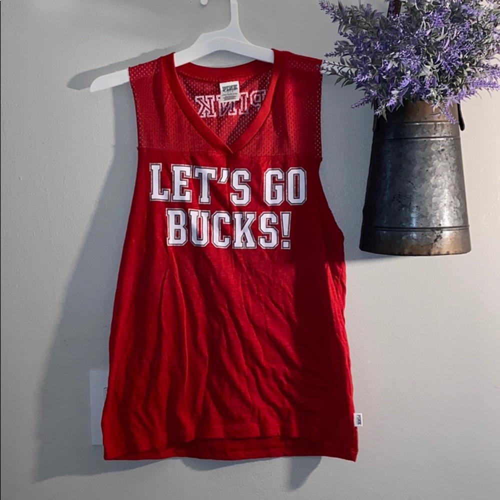 OSU PINK JERSEY TANK